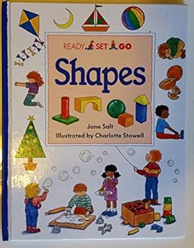 Hardcover Ready Set Go: Shapes Book