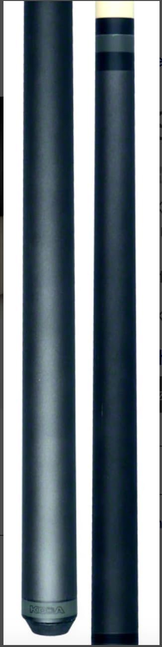 Koda No Wrap Heavy Hitter Gun Metal Jump/Break Cue - Durable Construction and Stylish Design - Maple Shaft and Uni-Loc - Quick Release Jump/Break Cue - Metallic Gun Metal Grey - 25 Oz