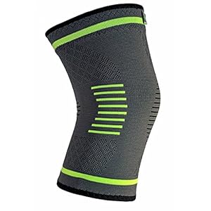 NatraCure Knee Compression Sleeve, Single Wrap – (Size: Medium) – Knee Braces and Knee Brace for Meniscus Tear, Arthritis, Injury, Running, and Joint Pain – Best Knee Brace, Knee Support For Men
