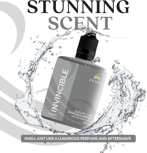Image of Inspired by Invitus Car Air Fresheners (Refill) | Premium Scented Air Fresheners for Men | 50ml Automotive Diffuser Oil Refill | 3 Months Freshener Long Lasting | Masculine Car Pefume by Perfa