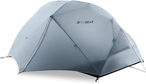 3FULGEAR Backpacking Tent, Floating Cloud 2 Easy Setup 2 Person 3/4 Season Ultralight Tents Waterproof Windproof Double Layer Lightweight Outdoor Tent for Camping, Hiking, Hunting, Survival