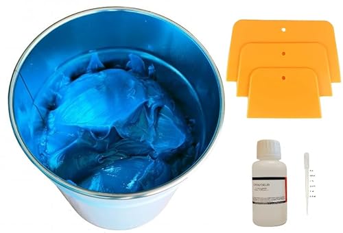 Colle Polyester Isophtalique Multi-Usage - Idéal pour Milieux Humides, Facile à Appliquer et Poncer - Coques de Bateaux, Bacs à Douche et Plus (1, Kilogrammes)