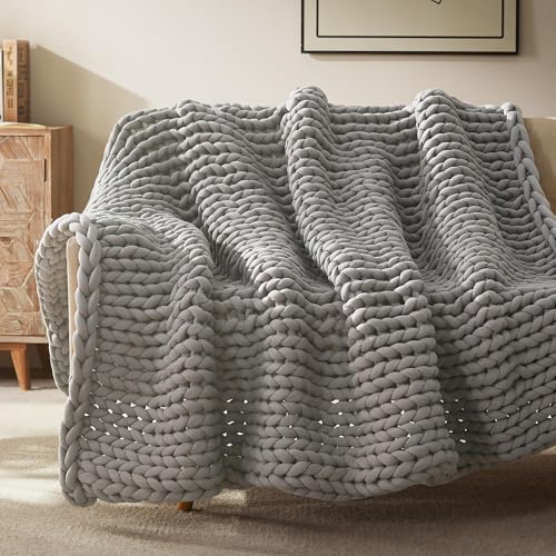 SLEEP ZONE Weighted Blankets for Adults - Chunky...