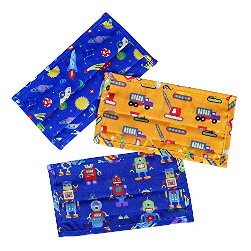 Wildkin Kids Lunch Bag Bundle With Face Mask (Robots) #TOP2