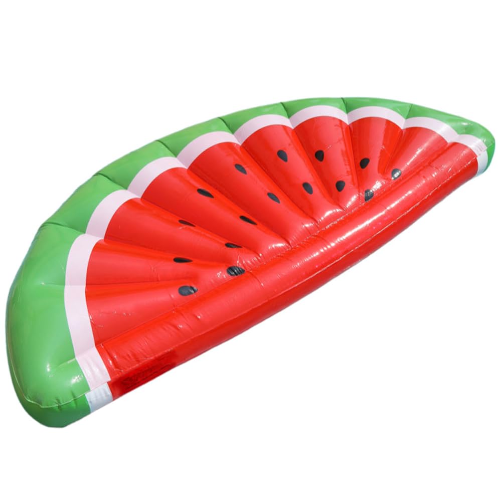 Bouées gonflables pastèque pour Piscine, Grands Jouets de Plage, Matelas Gonflable pour lac, Chaise Longue Gonflable, Amusement Aquatique Estival pour la Plage et la Piscine