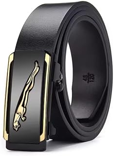 NAPA HIDE Men’s Auto Lock Vegan Leather Belt | Stylish Adjustable Buckle Belt for Formal & Casual Wear I Fits upto 40 Inch... Price In India