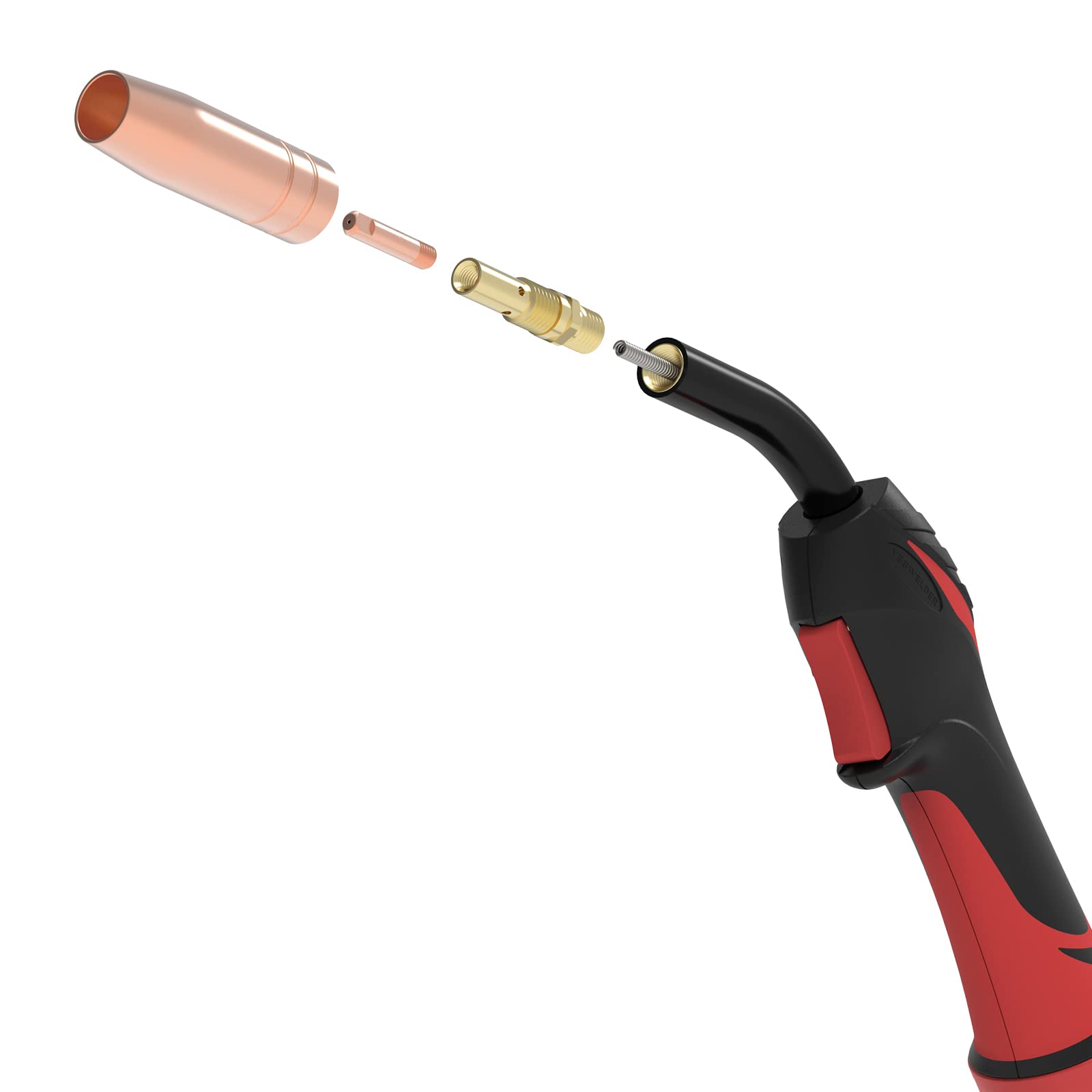 MIG Torch With 3m Euro Connector MB15 | MIG/T15 - View #10