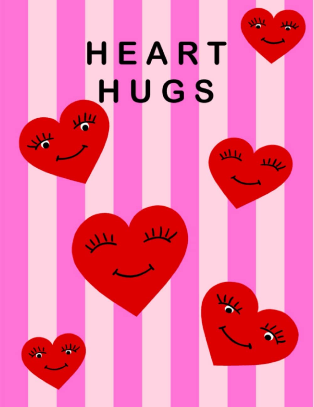 HEART HUG NOTEBOOK: Half Blank / Half Ruled