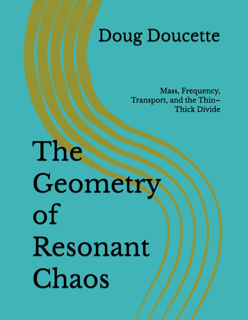 The Geometry of Resonant Chaos: Mass, Frequency, Transport, and the Thin–Thick Divide
