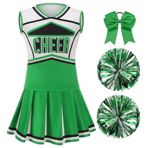 GRAJTCIN Cheerleader Outfit for Women Cheerleading Costume School Cheer Uniform Adult Halloween...