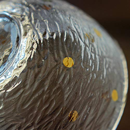 Copos japoneses para saquê de 4 peças Hemoton para saquê frio japonês, copos de saquê com borda dour