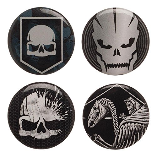 Call of Duty WWII Button Pin 4 Pack Set (Call of Duty)