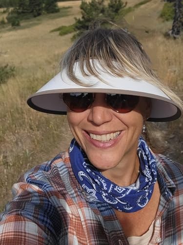 Image of Sport Visors | Helmet Sun Protection Visor with Gripper | One Size Fits All | Mens and Womens Visor Hat