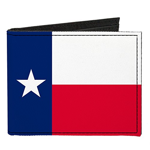 Buckle-Down Canvas Bi-fold Wallet-Texas Flag