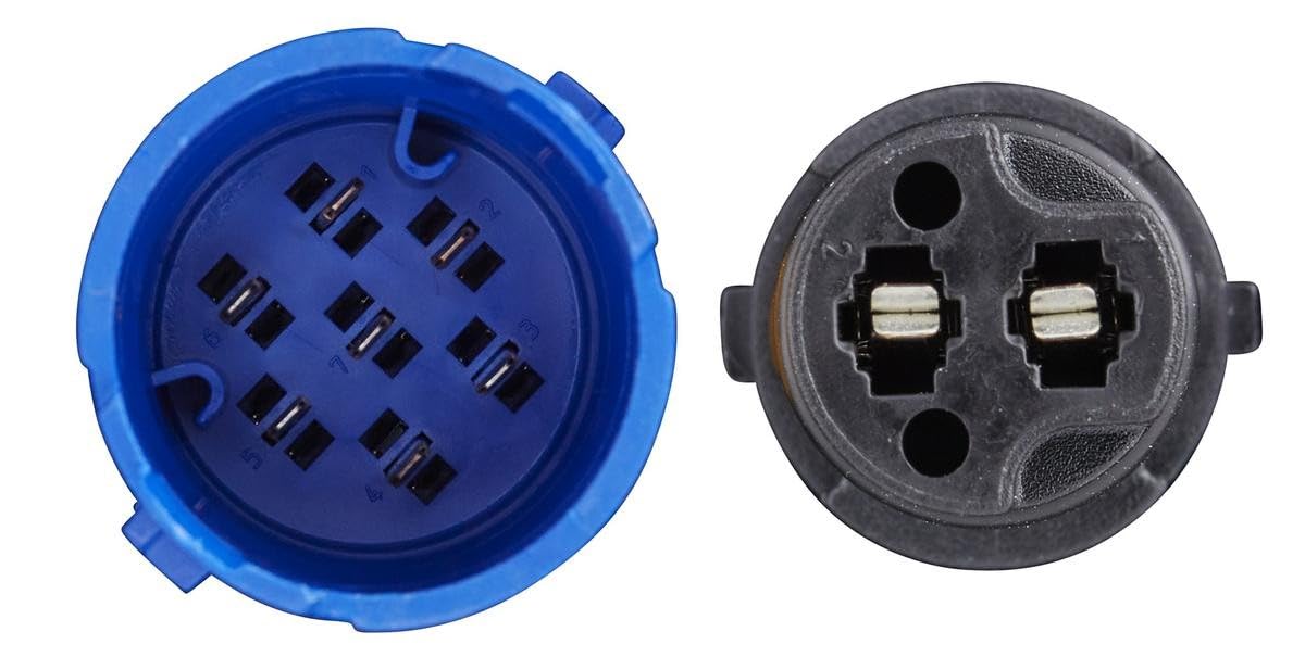 HELLA 2VP 340 961-021 Feu arrière - Hybride - 24V - Montage en saillie/vissé - Couleur du voyant: limpide - Fiche: EasyConn 1 x 7/EasyConn 4 x 2 - Fiche: Mâle - droite - Quantité: 1