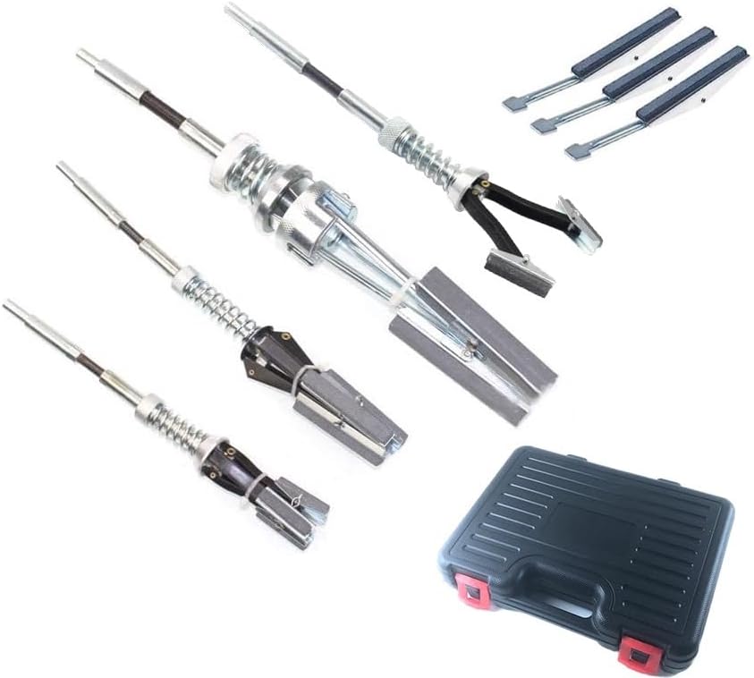 VQP 7-Piece Engine Cylinder Hone Set, Cylinder Hone Tool + 3 Spare Stones, Machinist Tools Box, Adjustable Deglazer for Brake Cylinder Bores 3/4"-7" Honing Tool