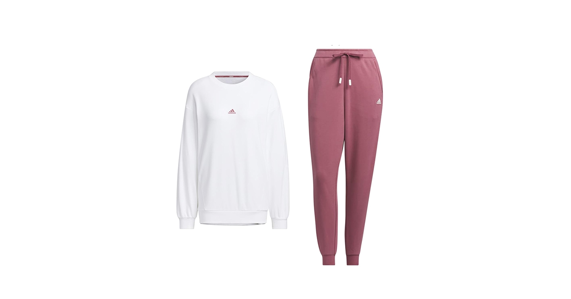 Amazon.co.jp: アディダス レディース 上下セット W WORD クルー