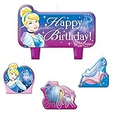 Mini Molded Cake Candles | Disney Cinderella Collection | Party Accessory