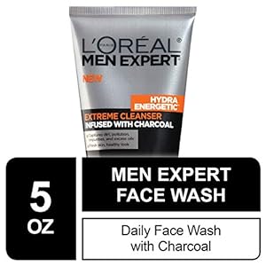 LOreal-Men-Expert-Hydra-Energetic-Facial-Cleanser-with-Charcoal-for-Daily-Face-Washing-Mens-Face-Wash-Beard-and-Skincare-for-Men-5-fl-Oz L'Oreal Men Expert Hydra Energetic Facial Cleanser with Charcoal for Daily Face Washing, Mens Face Wash, Beard and Skincare for Men, 5 fl. Oz