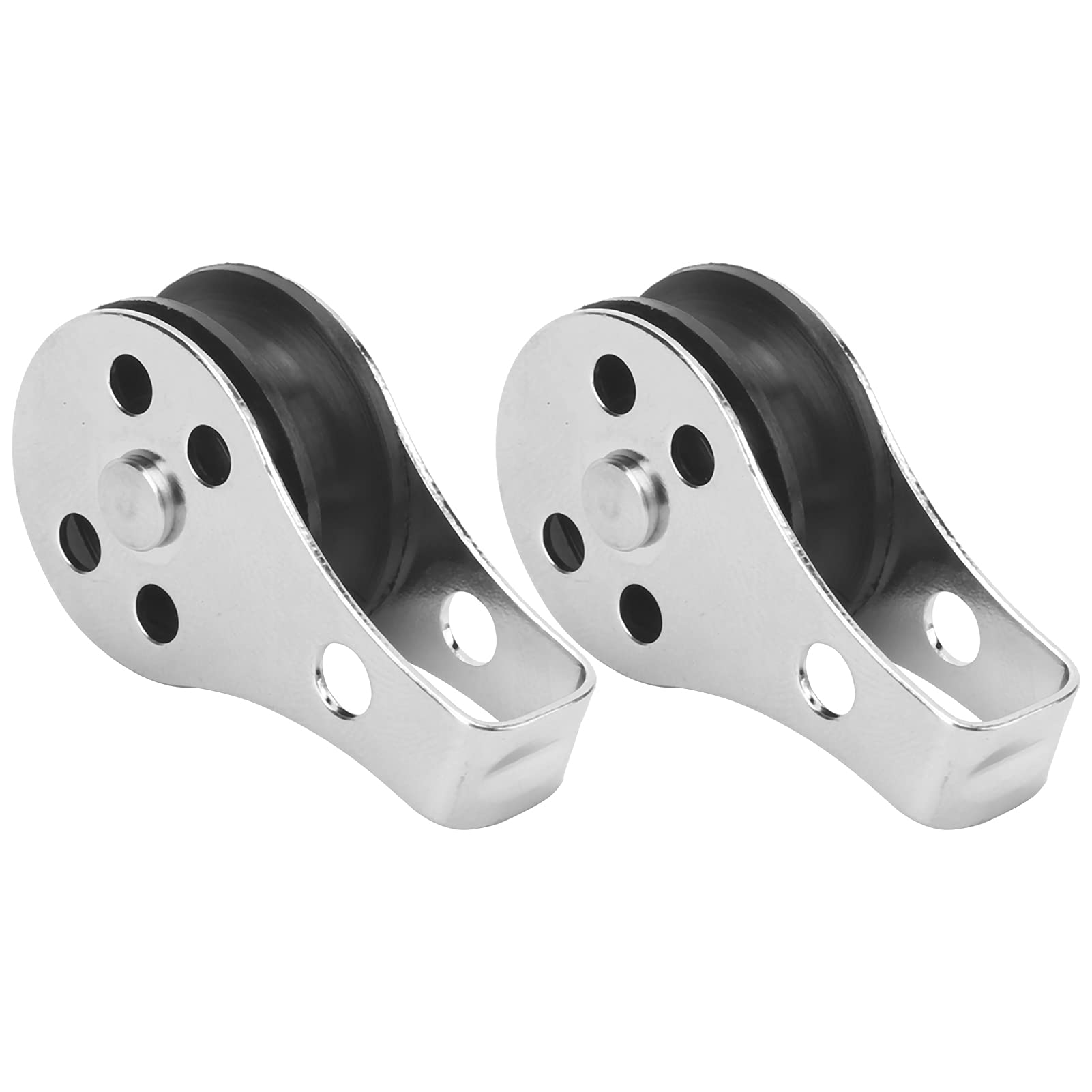 316 Stainless Steel Pulley Blocks Marine Boat Pulley with Nylon Sheave for Kayak Water Sports