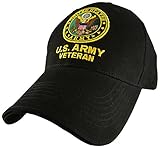 Rush Industries United States Army Veteran Hat Men Women, Military Gifts, Military Collectibles,...