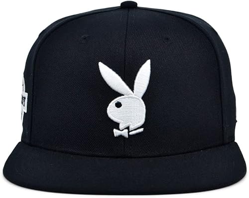 Miniatura 2 de Playboy Sombrero ajustable de pico plano de esmoquin negro