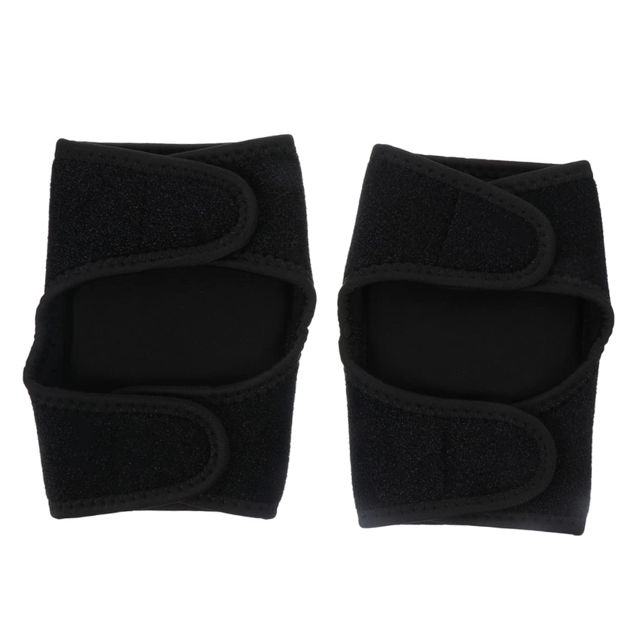 Kisangel 1 Pair Skid Knee Pad Protector for Sports Dance Ergonomic Design with Sweat Absorption Collision Avoidance Support for Adults Black