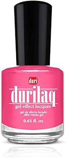 duri Durilaq, D625 Raspberry Sorbet, Hot Pink Opaque Gel Effect Lacquer, 0.61 fl.oz.
