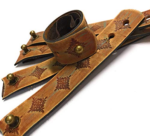 Rustic Diamonds Boho Leather Ponytail Wrap Hair Accessory Gift Idea For Women With Long Hair #TOP1