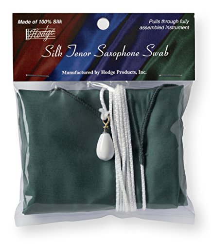 image for Hodge Silk Tenor Saxophone Swab, Green