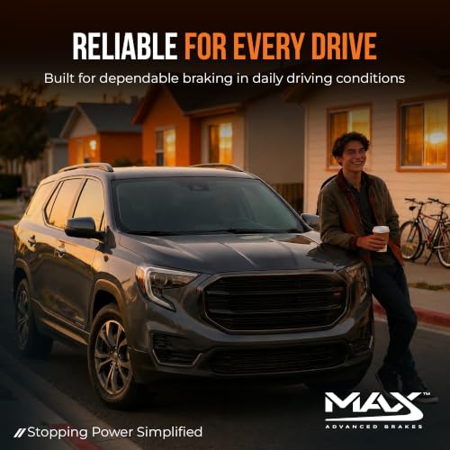 Image of Max Advanced Brakes Front & Rear Brake Kit For Chevrolet Equinox