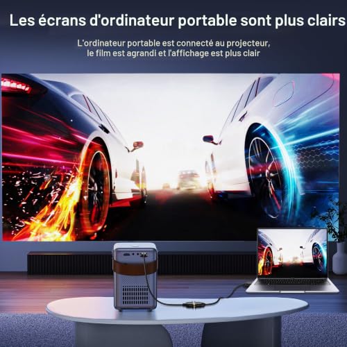 PNGKNYOCN Câble de rallonge VGA, 15 pin 1080P Full HD VGA Male to Female Monitor Video Cable for Computer PC Monitor Laptop TV Projector and More（0.5M） – vue 5