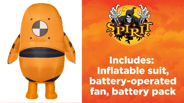 Disfraz inflable Crash Tester para niños Fall Guys miniatura 3