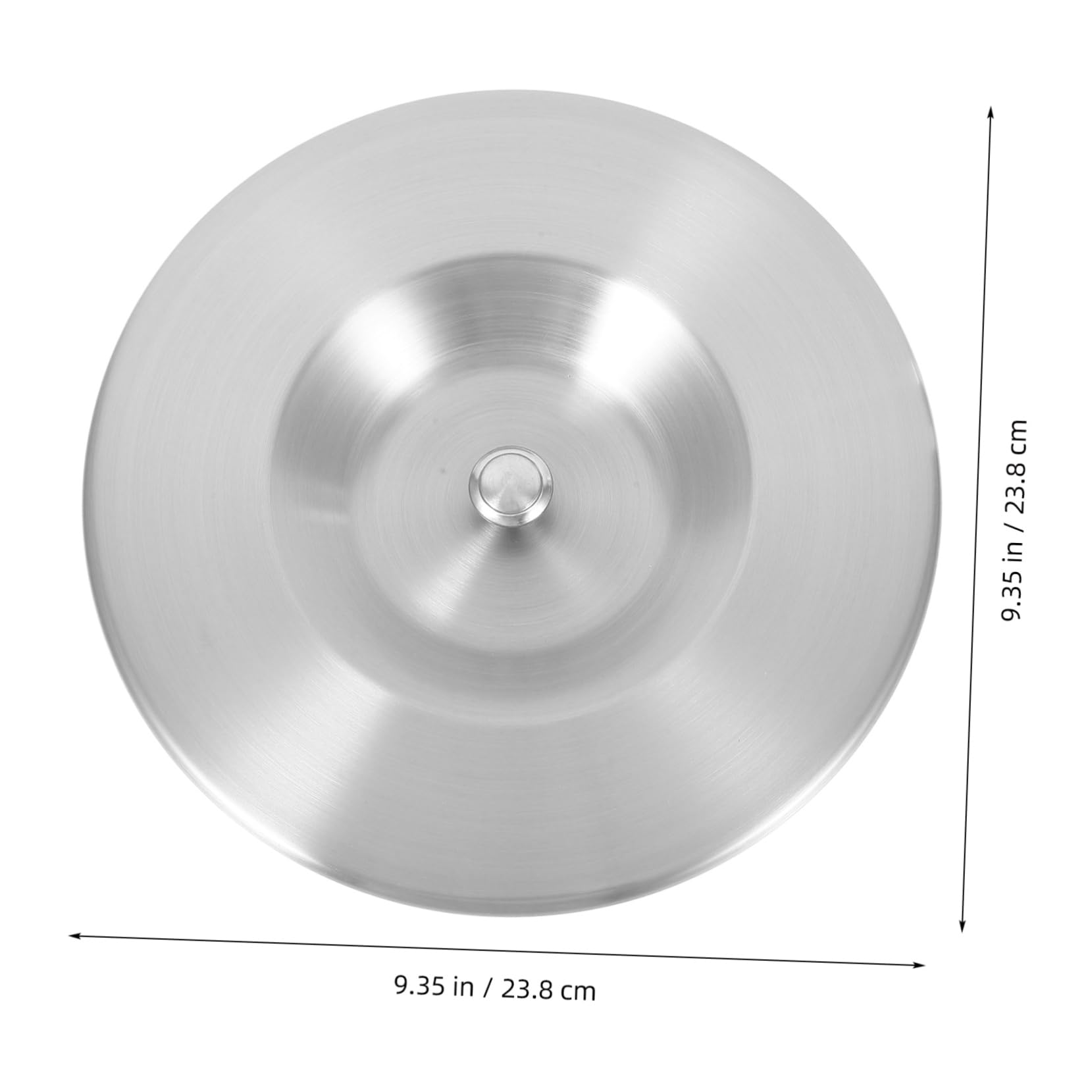 Happyyami Trash Bin Lid Cover Countertop Grommet for Odor Prevention Easy Installation and Elegant Design for Kitchen Trash Cans Silver