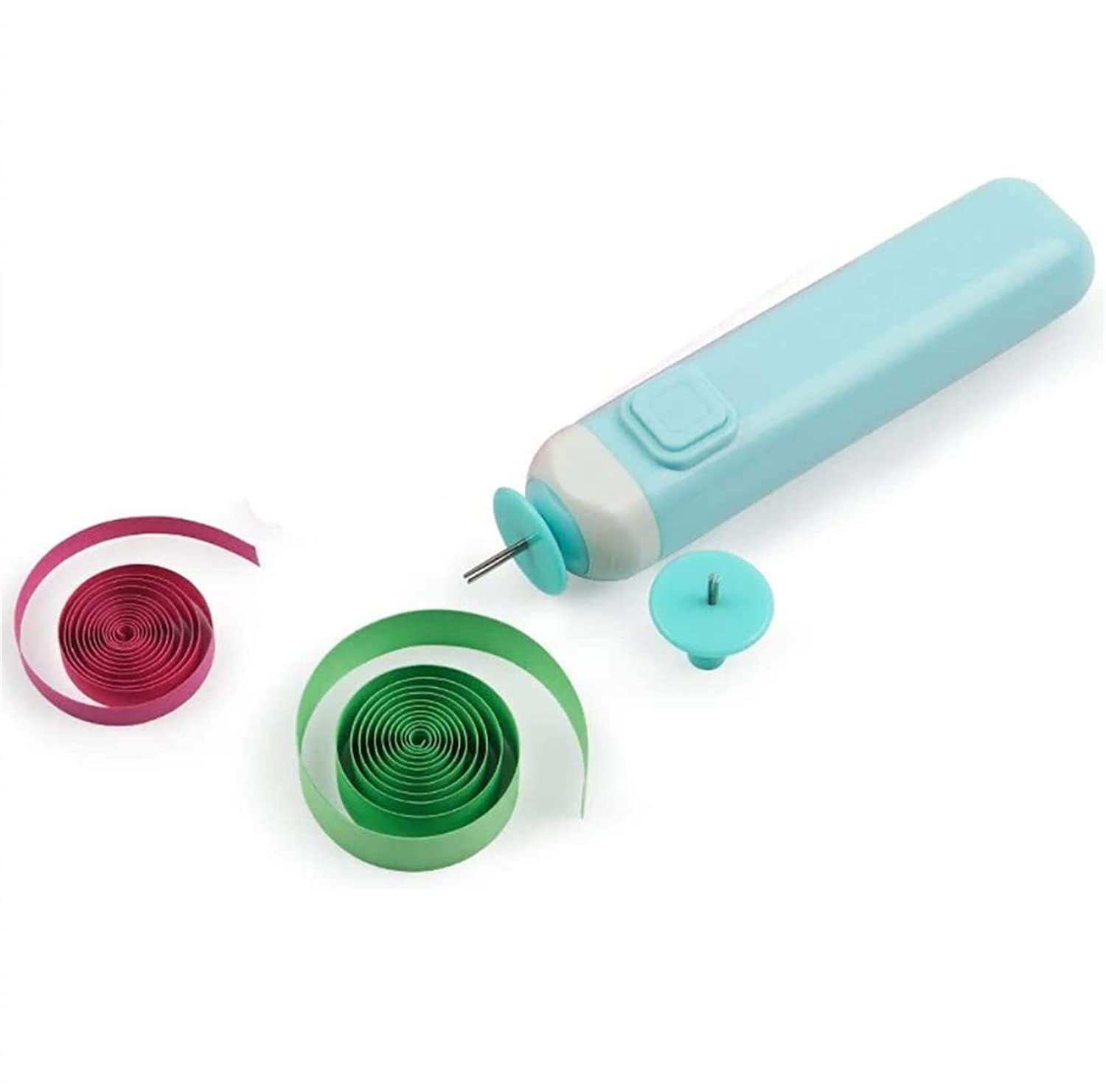 DEZIINE�2 in 1 Quilling Slotted Tool Paper Rolling Electric Pen for General Quilling Paper Strips and Wider Paper Strips(Paper strips will be not be included)-image-3
