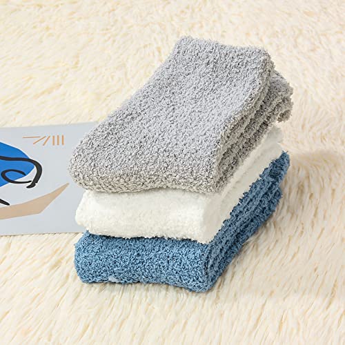 American Trends Hospital Socks Non Slip Socks with Grips for Women Fuzzy Fluffy Grippy Socks Warm Slipper Socks4