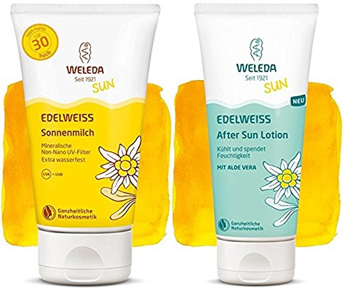 Preisvergleich Produktbild Weleda Sonnenmilch LSF 30 + Weleda After Sun Lotion im Doppelpack