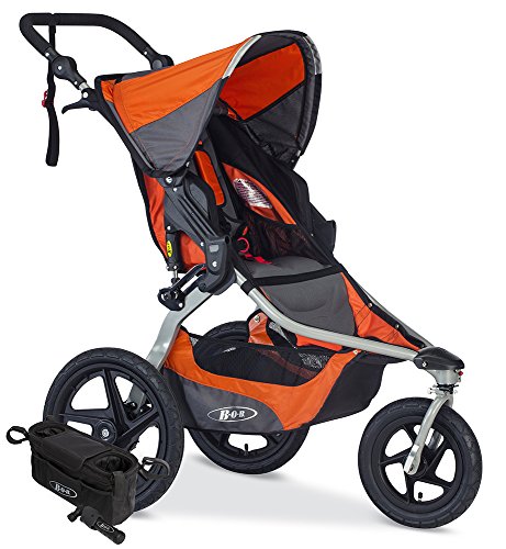 BOB Revolution Flex 2.0 Jogging Stroller; Canyon with Handlebar Console and Tire Pump