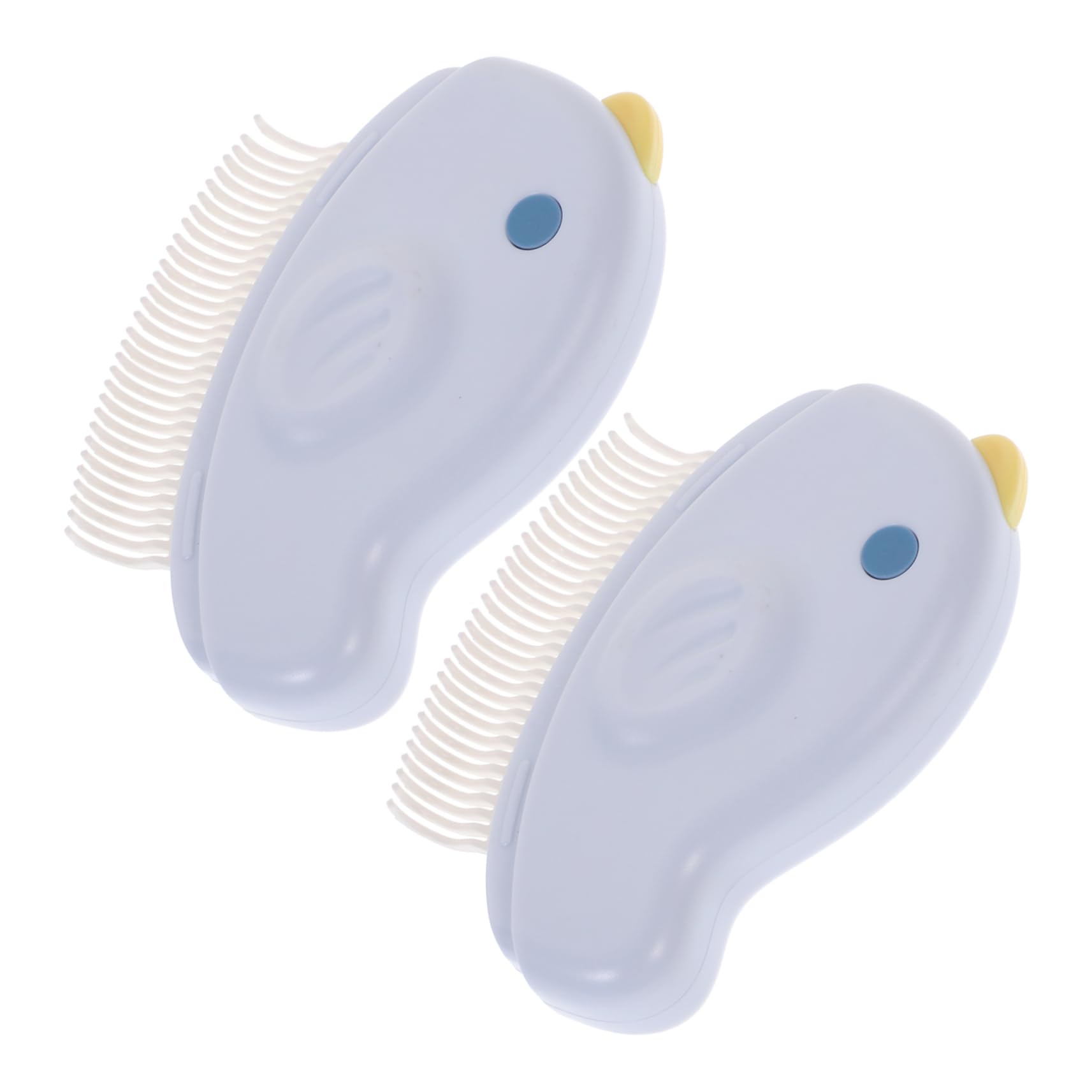 Kisangel 6piezas Peine De Aseo Para Cepillos Para y Gatos De Limpieza y Masaje Para Pelo y Diseño y Portátil