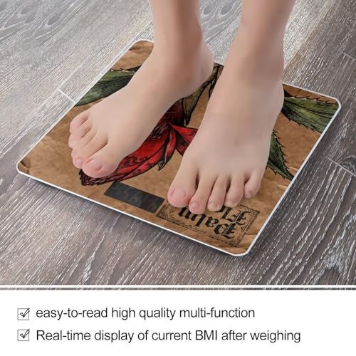 Báscula digital de baño con plataforma de vidrio templado miniatura 5