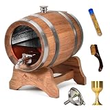 MiroCiel 3L Whiskey Aging Barrel with Glass Window