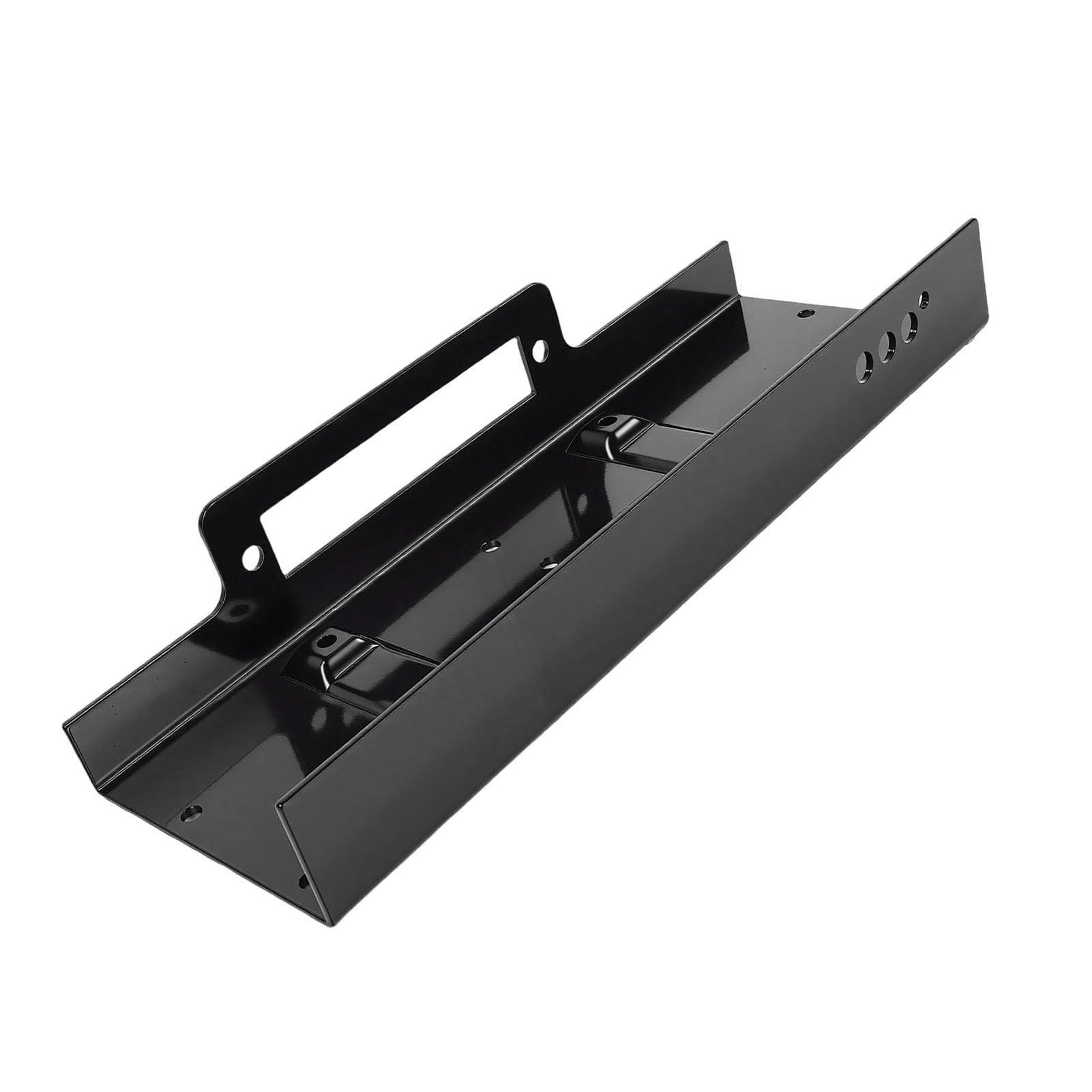 Tbest Płyta Wyciągarki, montaż Wyciągarki, Wspornik Uniwersalny 15000 Lb Stalowy, Wzór śrub 10 X 4,5 in z Wbudowanym Kołnierzem Prowadzącym do Samochodu Ciężarowego, SUV,