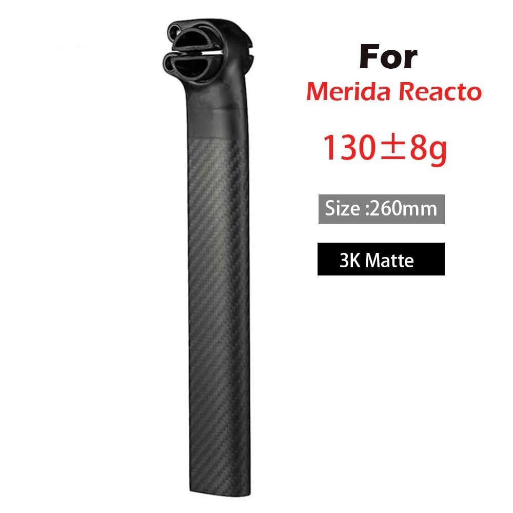 Tige de Selle vélo Convient pour ELITAONE Merida Reacto la Tige de Selle en Carbone Tube de Selle Hydraulique