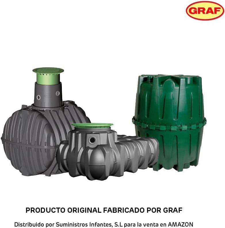 Depósito Agua Potable Cuadrado 600 litros, 74x74x135 cm, Recomendado para Uso Exterior