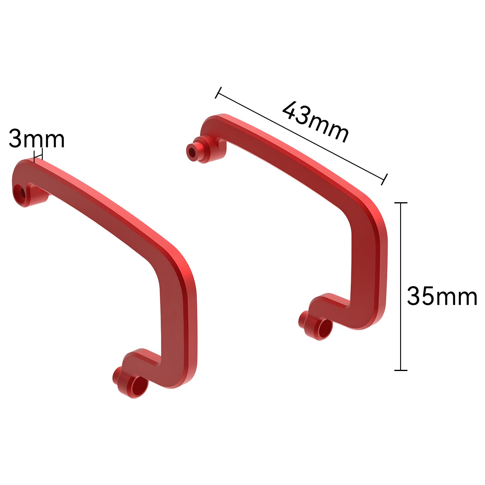 Avata 2 x osłona zderzaka Gimbal - ochrona aparatu obiektywu antykolizyjna ochrona PTZ do DJI Avata 2 czerwone akcesoria