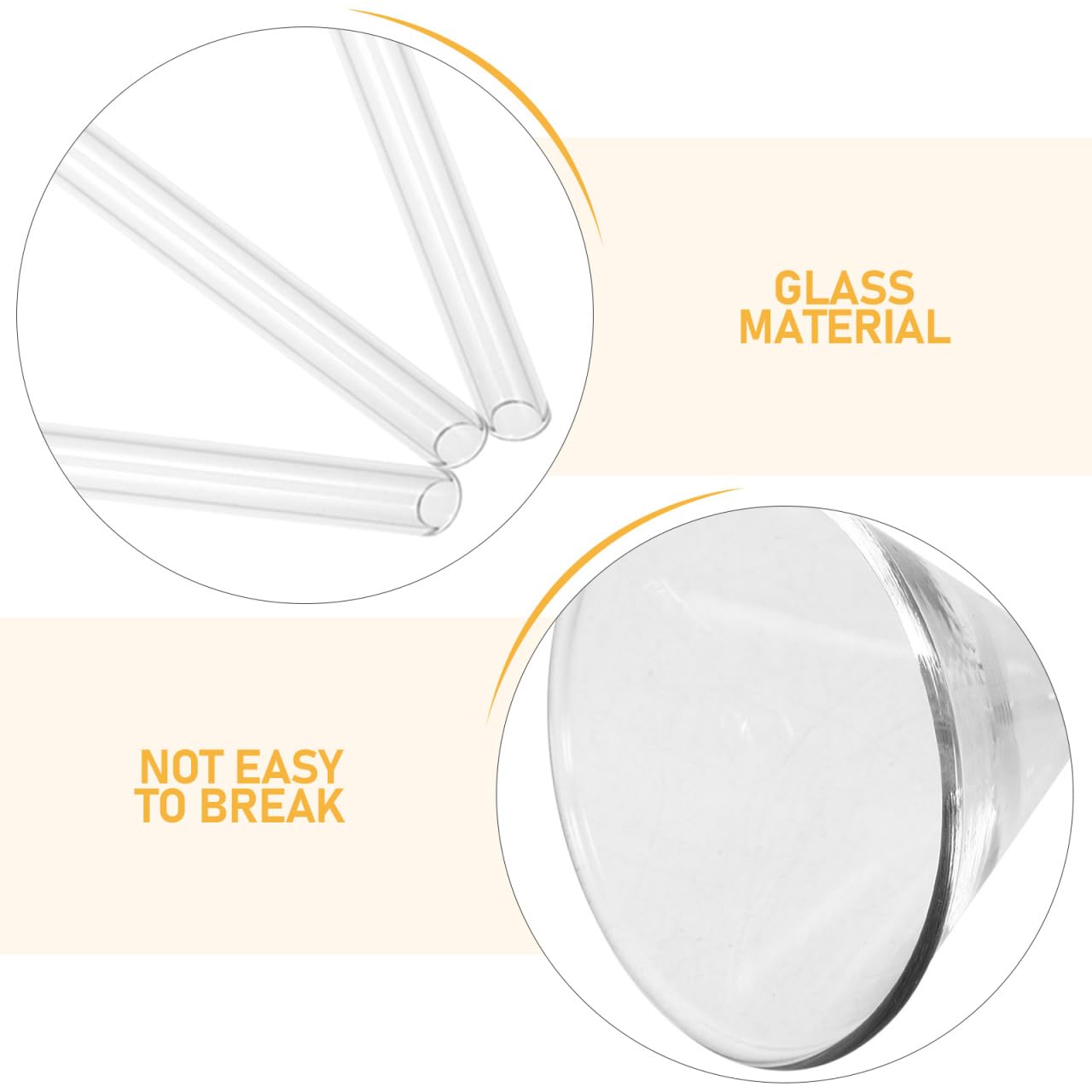 ULTECHNOVO 3er Set Glastrichter Ø61mm Labortrichter aus Borosilikatglas Hochtemperaturbeständig Kleiner Trichter für Labor Ätherische Öle und Parfüm Abfüllen Glas Trichter Set