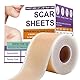 Narbenpflaster Silikon, Silicone Scar Tape(4cmx150cm Rolle), Professionell für Narben Durch C-Abschnitt, Verbrennungen, Keloid, Akne, Wiederverwendbares Silikonpflaster Narben, Sicher und Effektiv