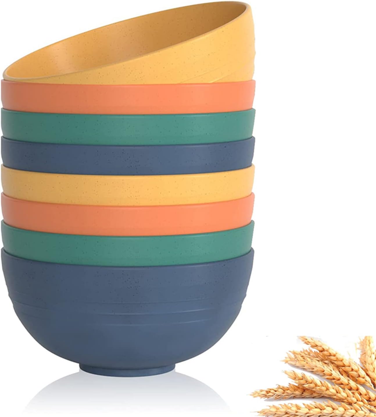 Unbreakable Cereal Bowls, 26 oz Wheat Straw Fiber