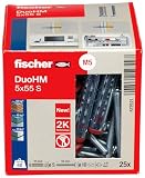 fischer DuoHM Cavity Wall Fixings 5 x 55mm with Screws 25 Pack - 3