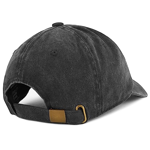 Trendy Apparel Shop Vintage 1973 Embroidered 50Th Birthday Soft Crown Washed Cotton Cap - Black #TOP1